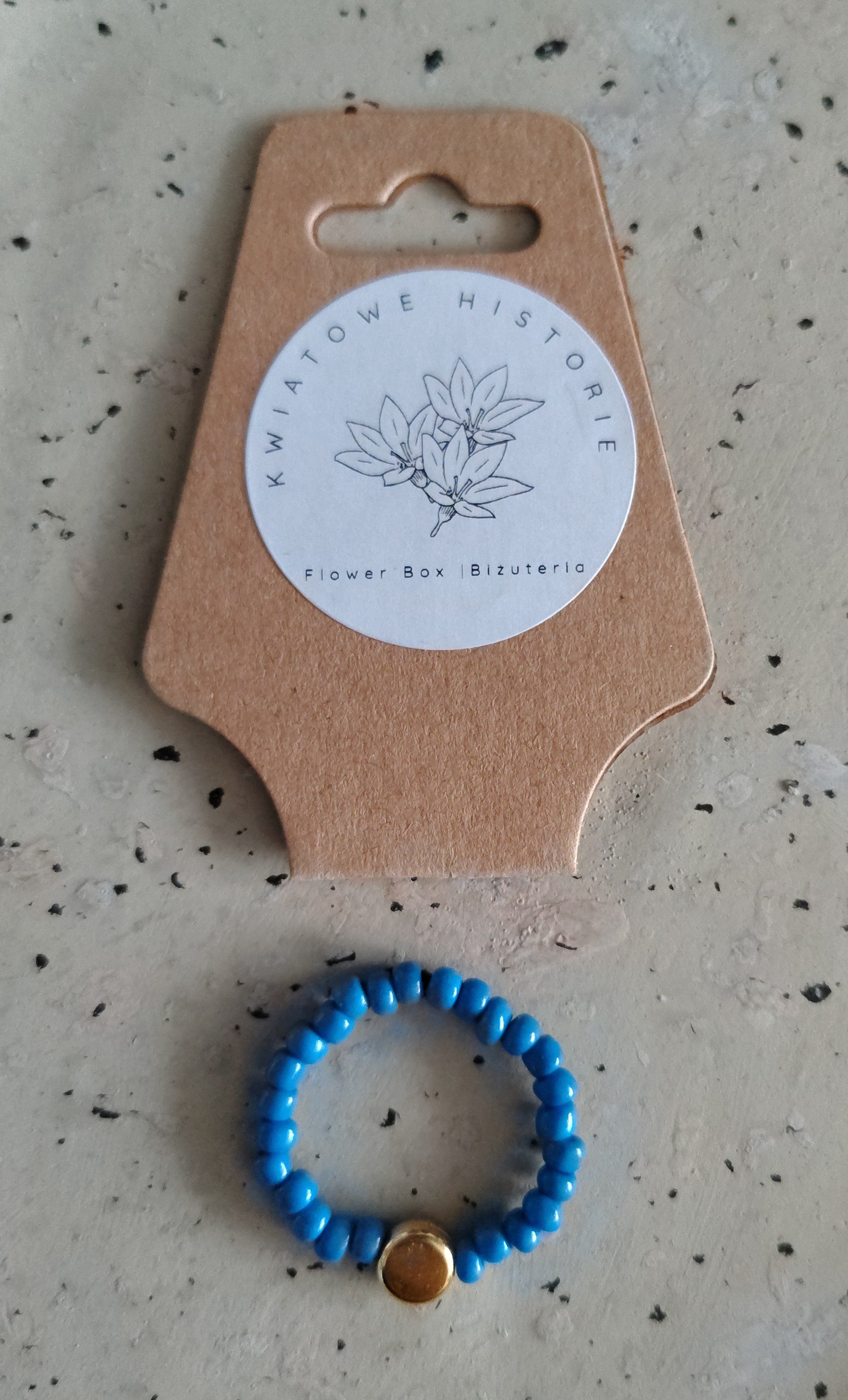 Pierścionki z koralików