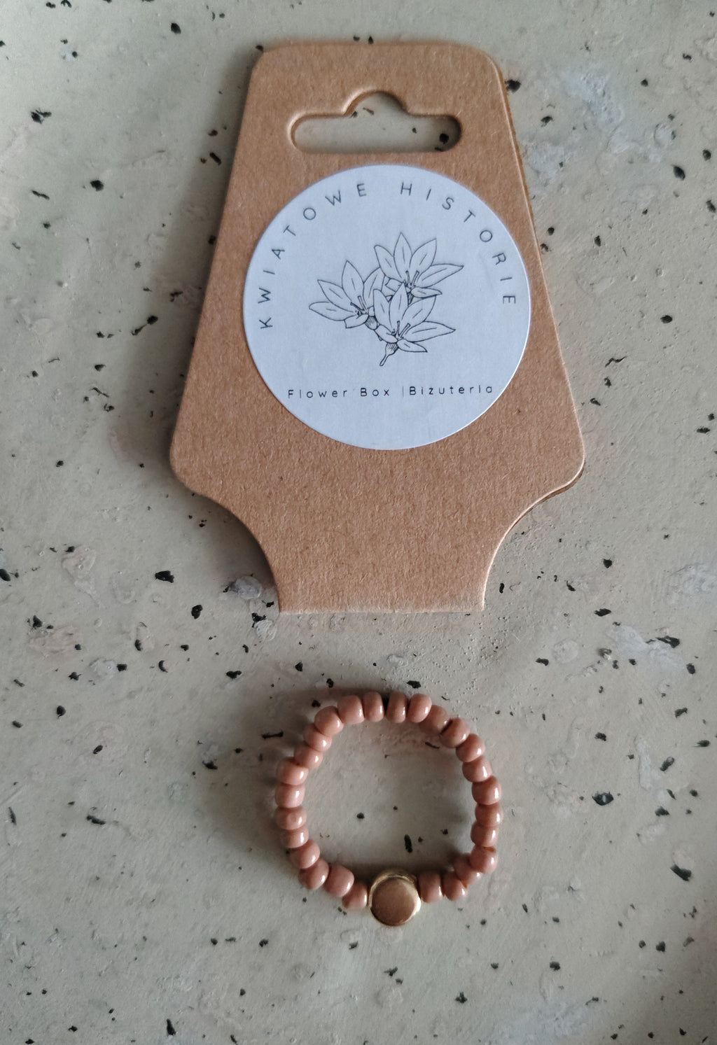 Pierścionki z koralików