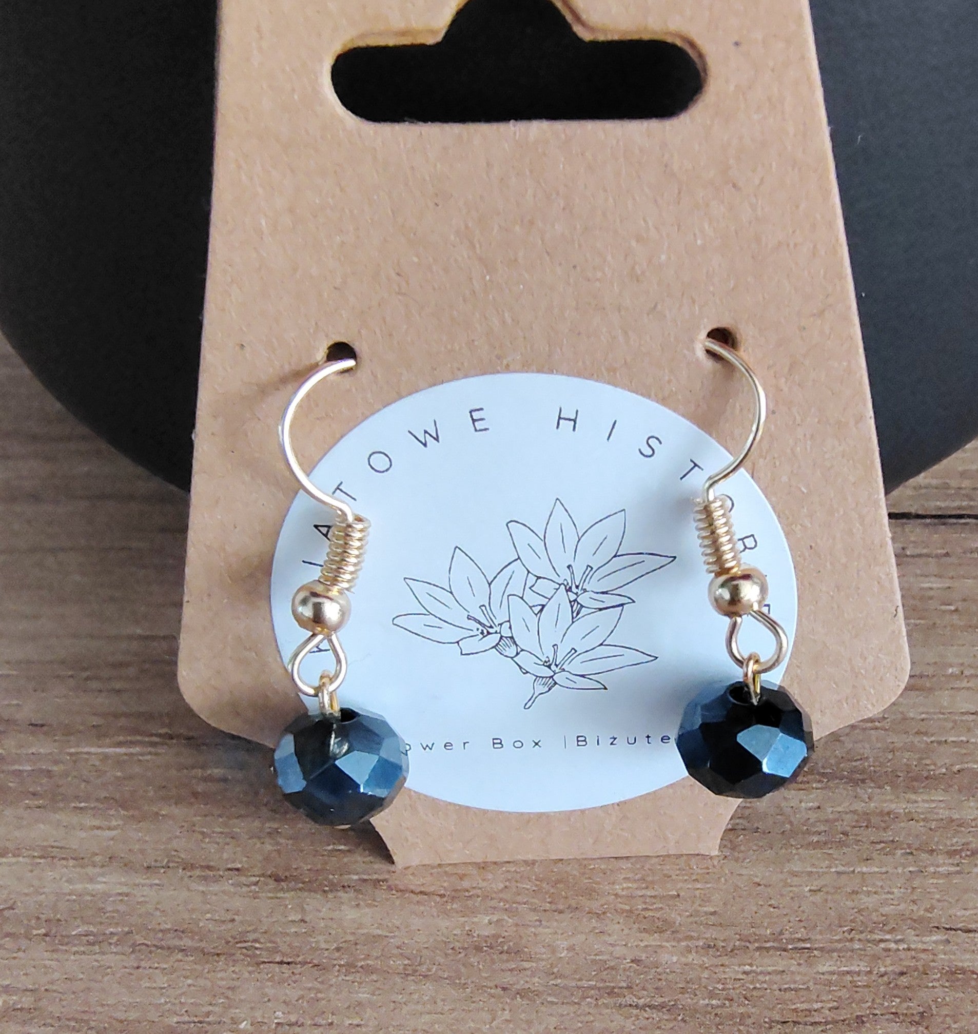 Zestaw biżuterii - granat